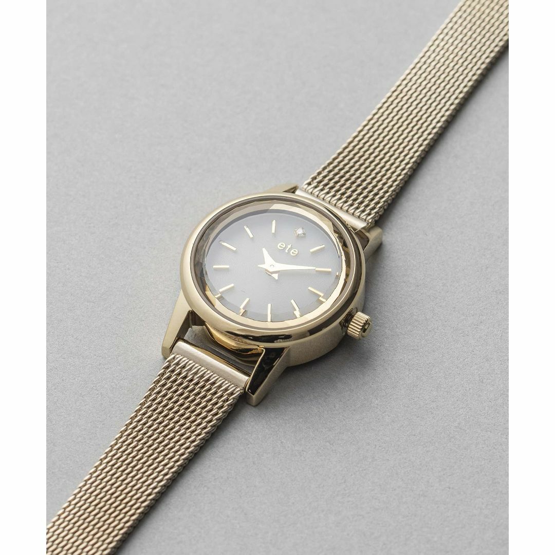 【色: B】(エテ) ete ソーラーウォッチ メッシュベルト 890395_8 レディースのファッション小物(腕時計)の商品写真