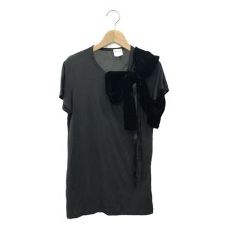 レッドヴァレンティノ(RED VALENTINO)のレッドバレンティノ 半袖Tシャツ ベロアリボン レディース S(Tシャツ(半袖/袖なし))