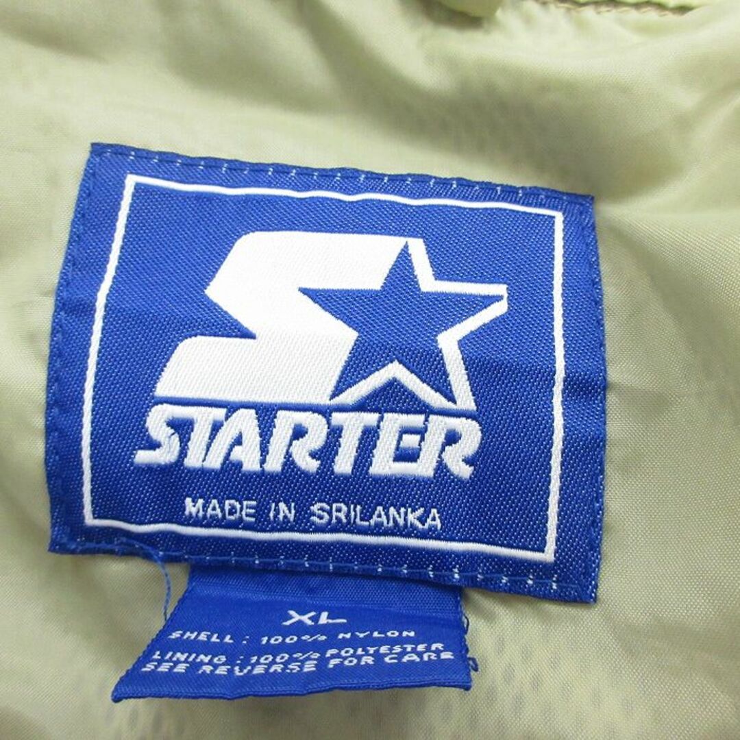 STARTER(スターター)のXL★古着 スターター STARTER 長袖 ナイロン ジャケット メンズ 00年代 00s ファイティングアイリッシュ 刺繍 大きいサイズ 紺他 ネイビー 24apr25 中古 アウター ウインドブレーカー メンズのジャケット/アウター(ダッフルコート)の商品写真