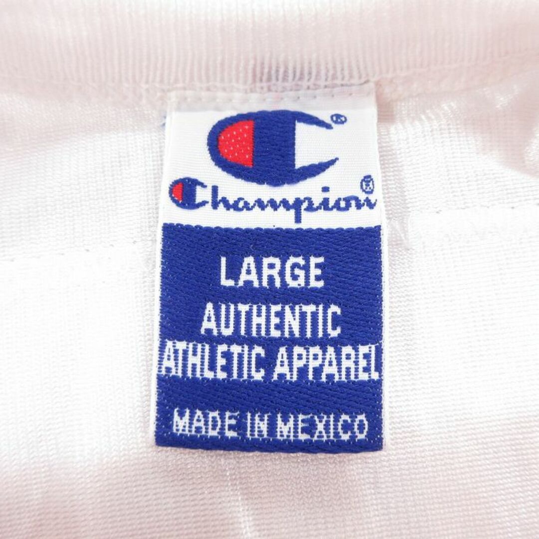 Champion(チャンピオン)のXL★古着 チャンピオン champion 半袖 ビンテージ フットボール Tシャツ メンズ 90年代 90s NFL ミネソタバイキングス ランドールカニンガム 7 メッシュ地 大きいサイズ Vネック 白 ホワイト アメフト スーパーボウル ユニフォーム ゲームシャツ 24apr25 中古 メンズのトップス(Tシャツ/カットソー(半袖/袖なし))の商品写真