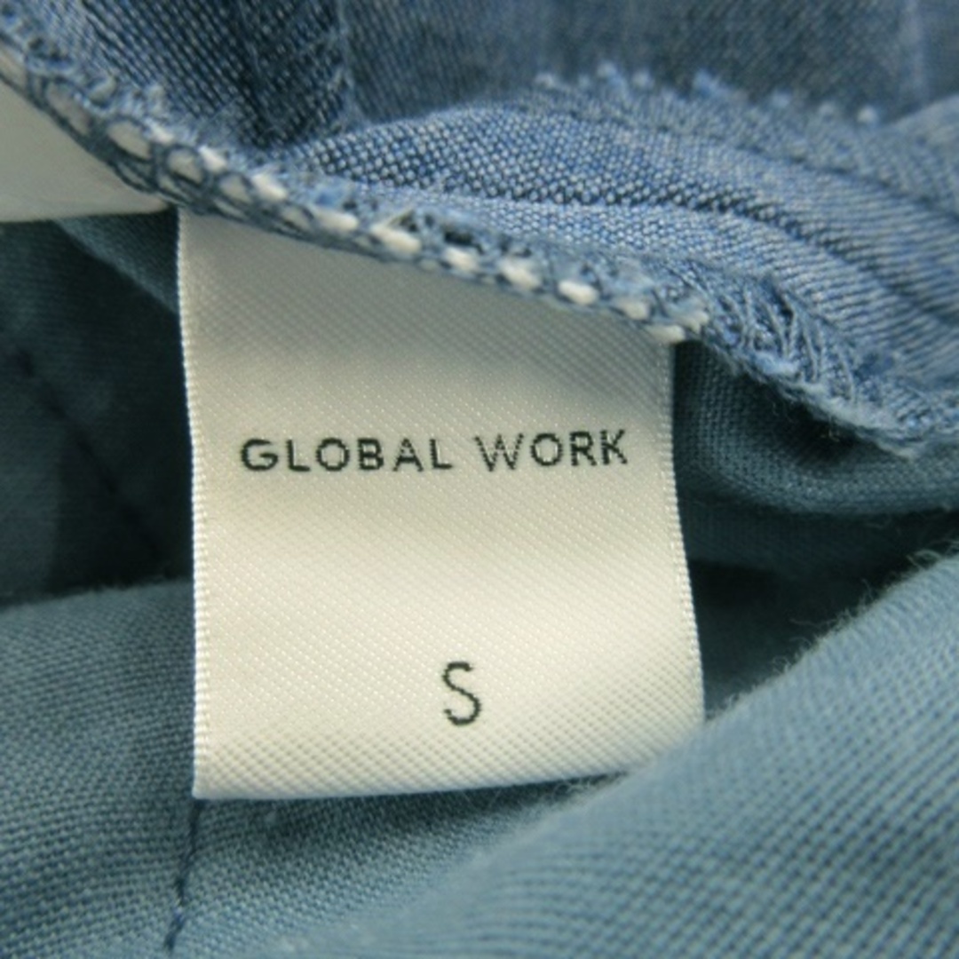 GLOBAL WORK(グローバルワーク)のグローバルワーク パンツ テーパード ウツクシルエット ストレッチ S 青 レディースのパンツ(その他)の商品写真