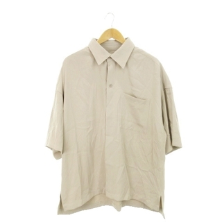 ジュンレッド(JUNRED)のジュンレッド シャツ オーバーサイズ 半袖 フロントスリット L グレー(シャツ)
