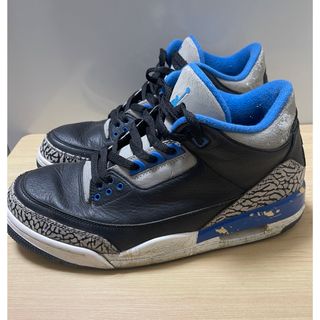 ジョーダン(Jordan Brand（NIKE）)の●AIR JORDAN 3●RETRO●OG BLACK●27.5㎝●(スニーカー)