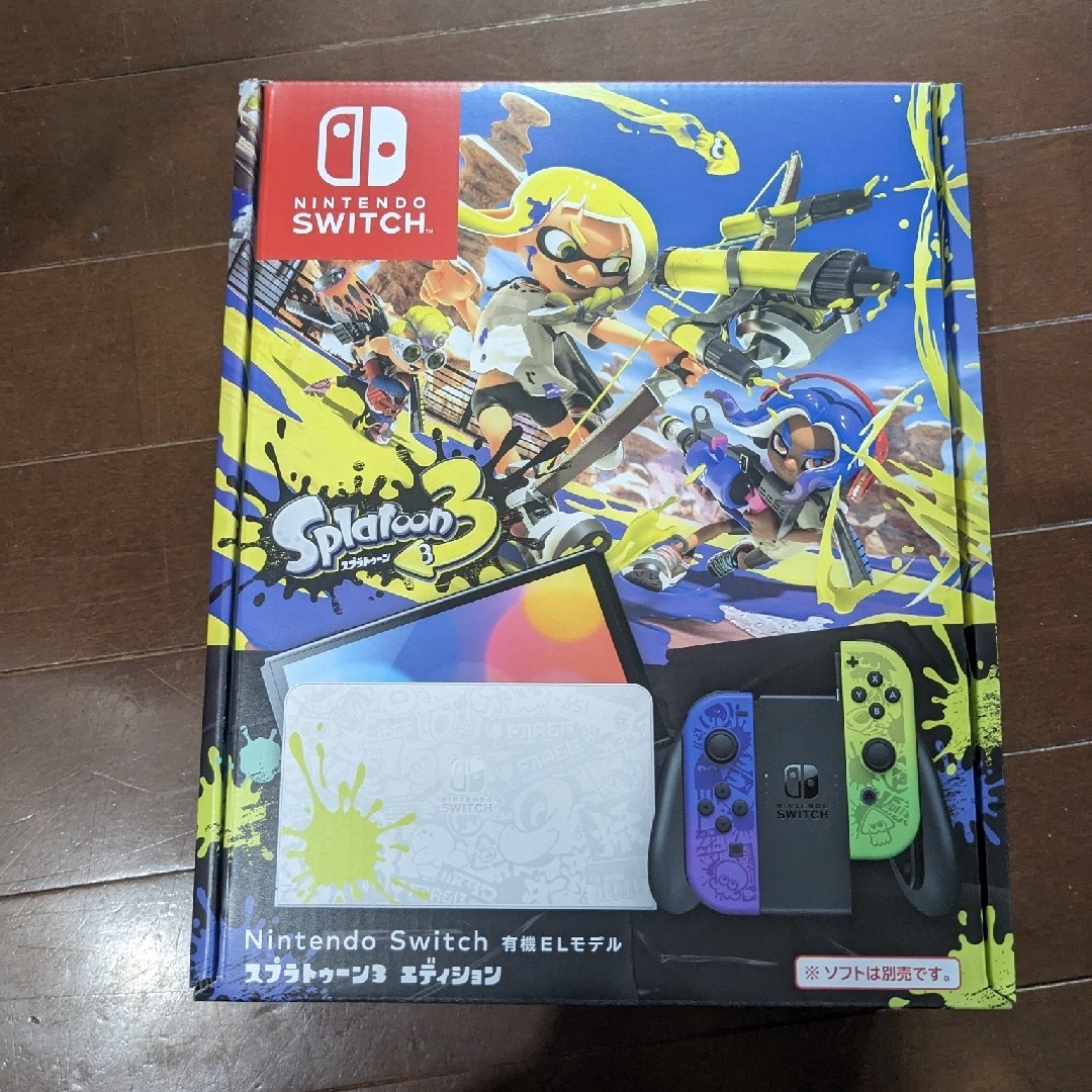 任天堂(ニンテンドウ)の新品未使用Nintendo Switch 有機EL モデル 本体　スプラトゥーン エンタメ/ホビーのゲームソフト/ゲーム機本体(家庭用ゲーム機本体)の商品写真