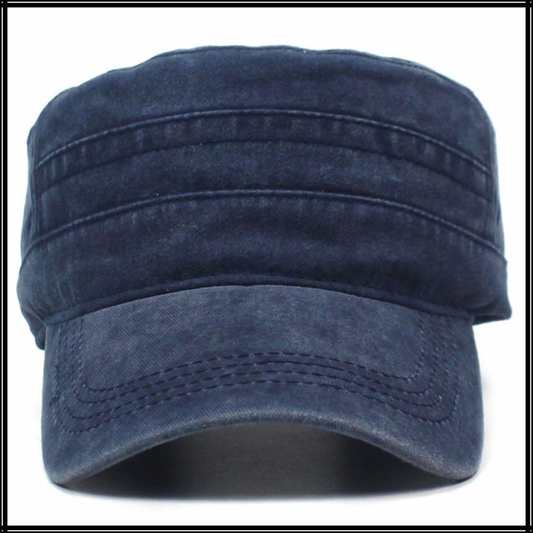 【色: ネイビー】[ホワイトファング] 帽子 ミリタリー ワークキャップ スタイ メンズのファッション小物(その他)の商品写真