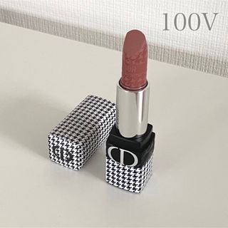 Dior  ディオール  口紅　ルージュ　千鳥格子　限定品　100V(口紅)