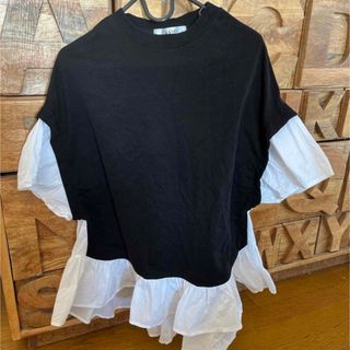 ♡本日限定お値下♡セレクトショップ購入 デザイン フリル Tシャツ♡♡38 美品