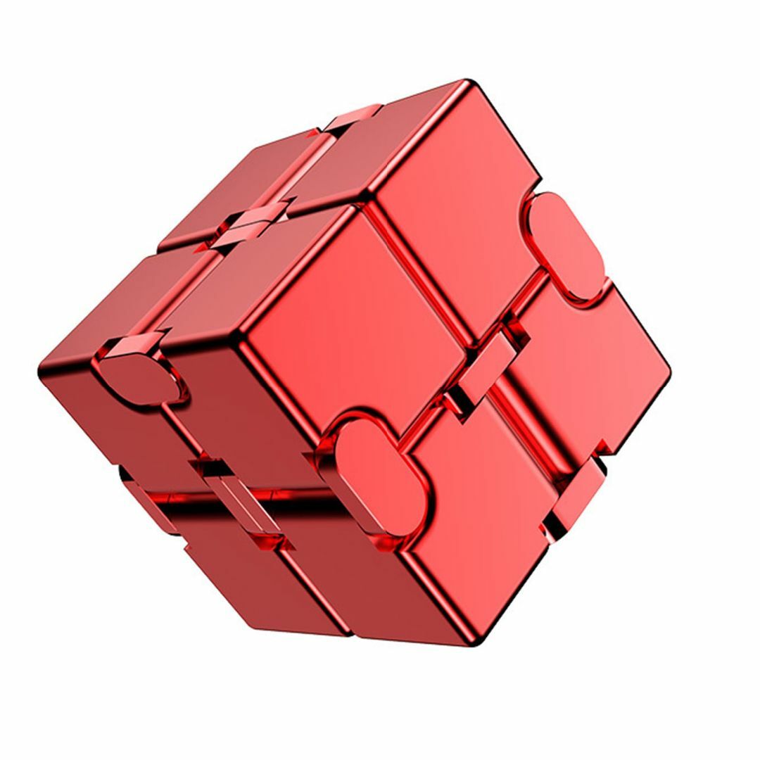 【色: 強化版 レッド】インフィニティキューブ Infinity Cube マジ キッズ/ベビー/マタニティのキッズ/ベビー/マタニティ その他(その他)の商品写真