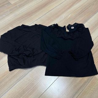 シーイン(SHEIN)の110cm SHININ 長袖 Tシャツ トップス(Tシャツ/カットソー)