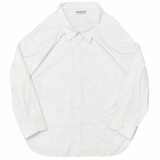 Balenciaga - バレンシアガ ピンチドカラーシャツ オーバーサイズ ミントグリーン 36