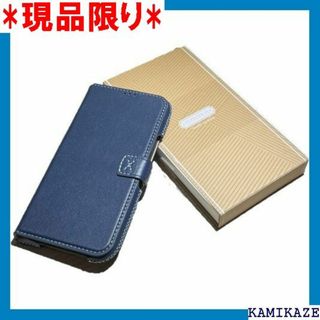 n.max.n iphone Case 手帳型ケース れ - 群青色 1065(その他)