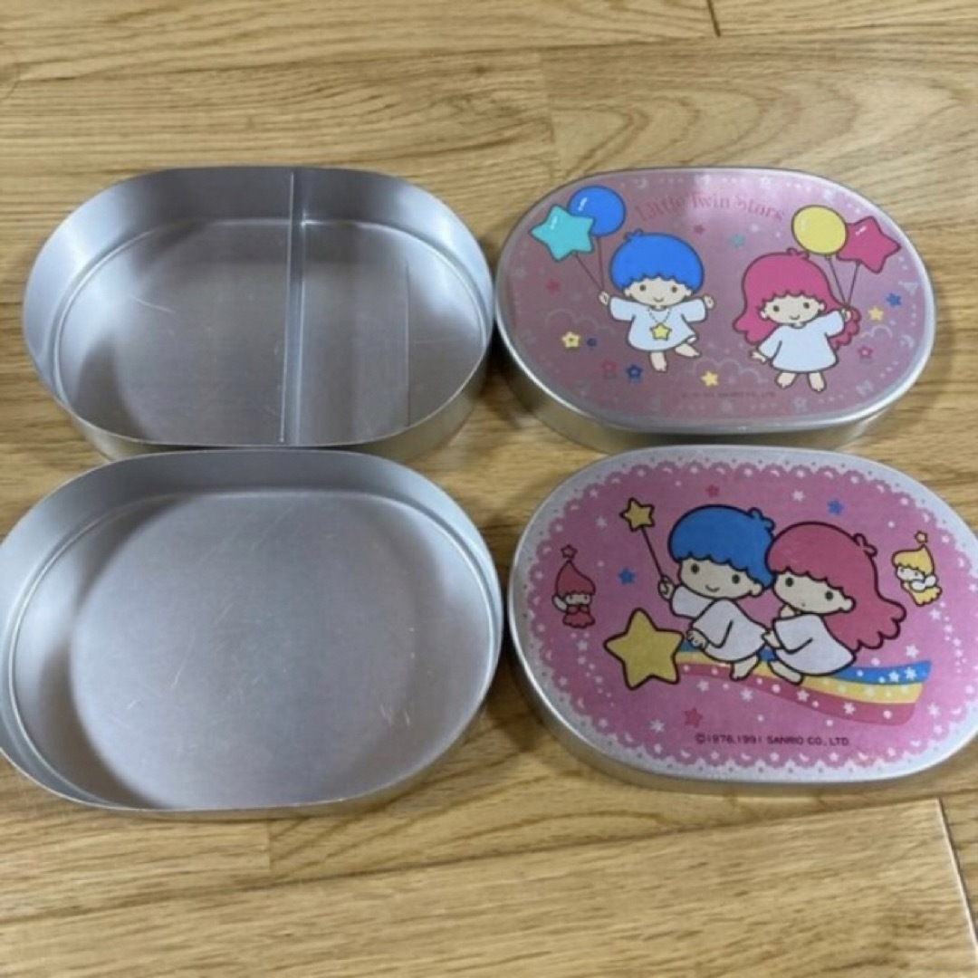 サンリオ キキララ リトルツインスターズ 当時物 お弁当箱 サンリオ キキララ リトルツインスターズ 当時物 お弁当箱