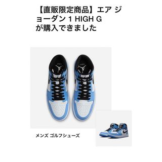 NIKE - 28cm Nike Air Jordan 1 High Golf Blueゴルフ