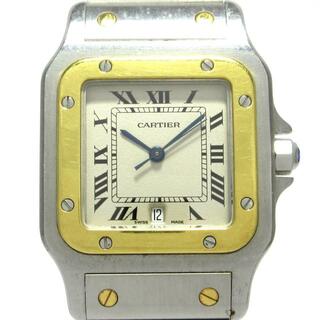 カルティエ(Cartier)のCartier(カルティエ) 腕時計 サントスガルベLM W20011C4 メンズ SS×K18YG アイボリー(その他)