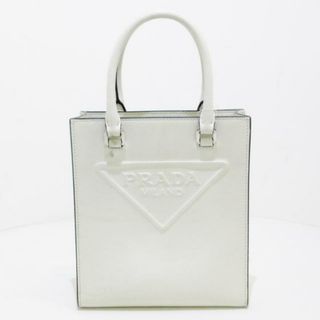 プラダ(PRADA)のPRADA(プラダ) トートバッグ レディース トライアングルロゴ 1BA333 アイボリー ミニバッグ ソフトカーフ(トートバッグ)