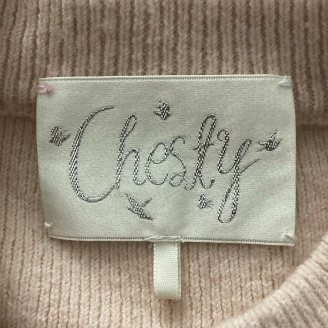 Chesty(チェスティ)のChesty(チェスティ) カーディガン サイズF レディース - ライトピンク 長袖 レディースのトップス(カーディガン)の商品写真