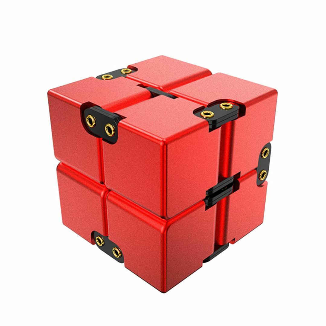【色: 標準版 レッド】インフィニティキューブ Infinity Cube マジ キッズ/ベビー/マタニティのキッズ/ベビー/マタニティ その他(その他)の商品写真