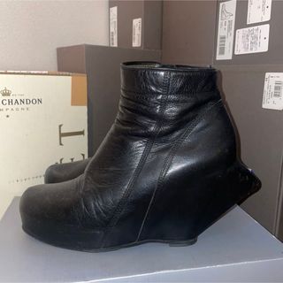 リックオウエンス(Rick Owens)のRick owens ターボウェッジヒールブーツ(ブーツ)