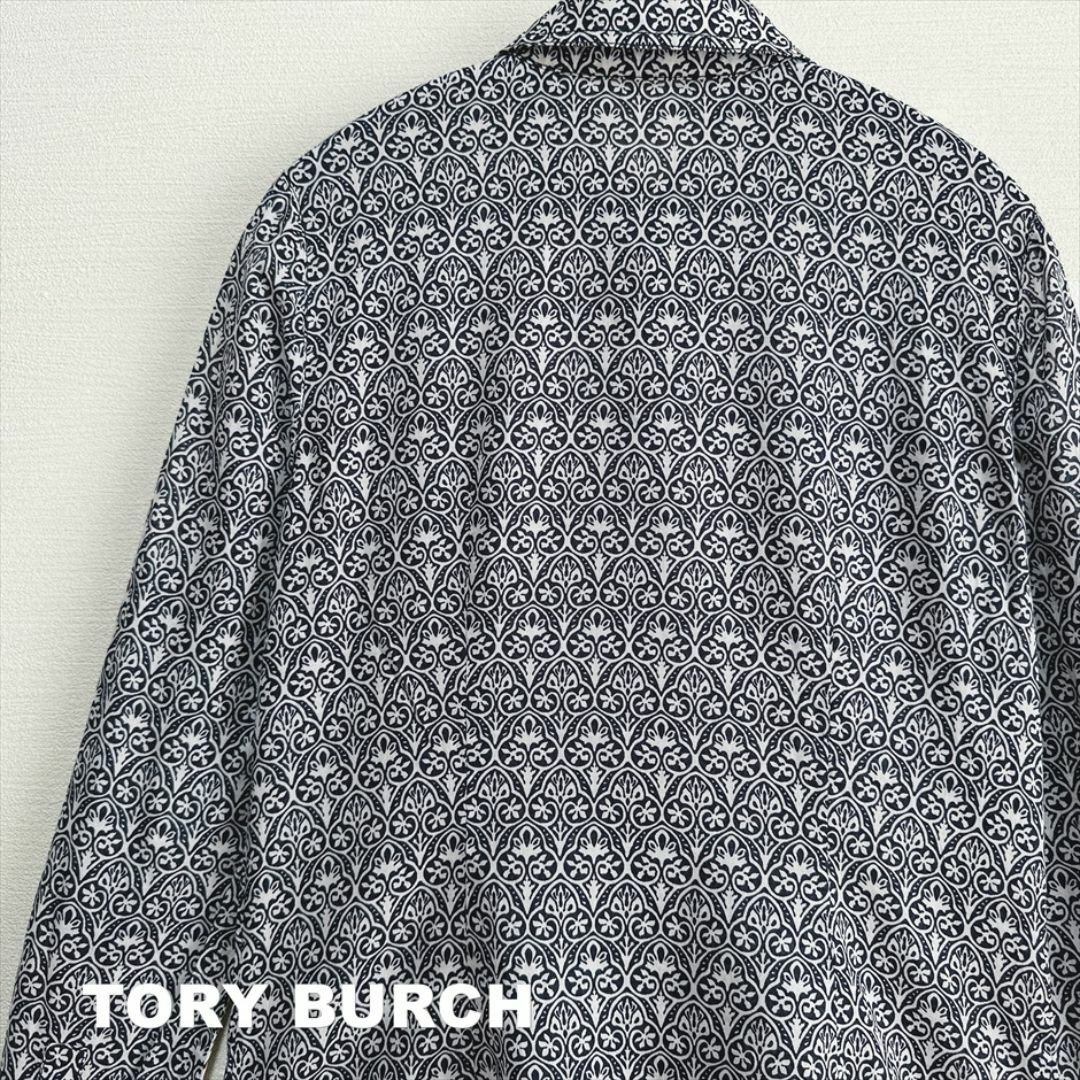 Tory Burch(トリーバーチ)の【TORY BURCH】トリーバーチ デザインボタン キカ総柄 シャツ レディースのトップス(シャツ/ブラウス(長袖/七分))の商品写真