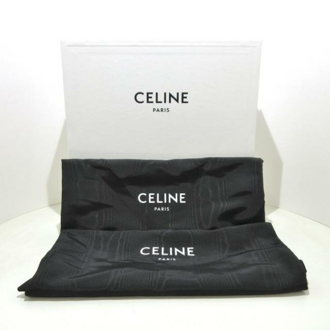 celine(セリーヌ)のCELINE(セリーヌ) サンダル 36 レディース美品  - 黒×アイボリー 化学繊維×レザー レディースの靴/シューズ(サンダル)の商品写真