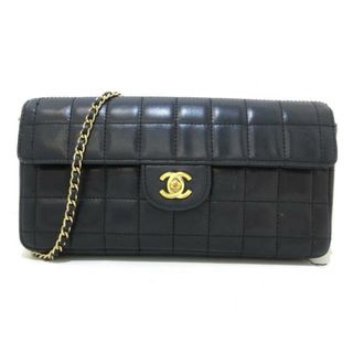 シャネル(CHANEL)のCHANEL(シャネル) ショルダーバッグ レディース チョコバー A15316 黒 チェーンショルダー/ゴールド金具 ラムスキン(ショルダーバッグ)