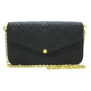 ルイヴィトン(LOUIS VUITTON)のLOUIS VUITTON(ルイヴィトン) 財布 モノグラム・アンプラント ポシェットフェリシー M82477 ノワール モノグラム･アンプラント レザー（皮革の種類：牛革）(財布)