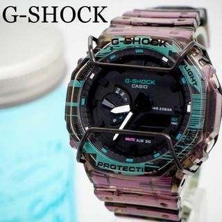 ジーショック(G-SHOCK)の104【美品】G-SHOCK ジーショック メンズ腕時計 スケルトン ブラック(腕時計(デジタル))