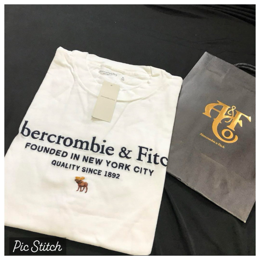 Abercrombie&Fitch(アバクロンビーアンドフィッチ)の割引あり◎XL◎新品◎アバクロ◎Abercrombie◎Tシャツ◎送料込 メンズのトップス(Tシャツ/カットソー(半袖/袖なし))の商品写真