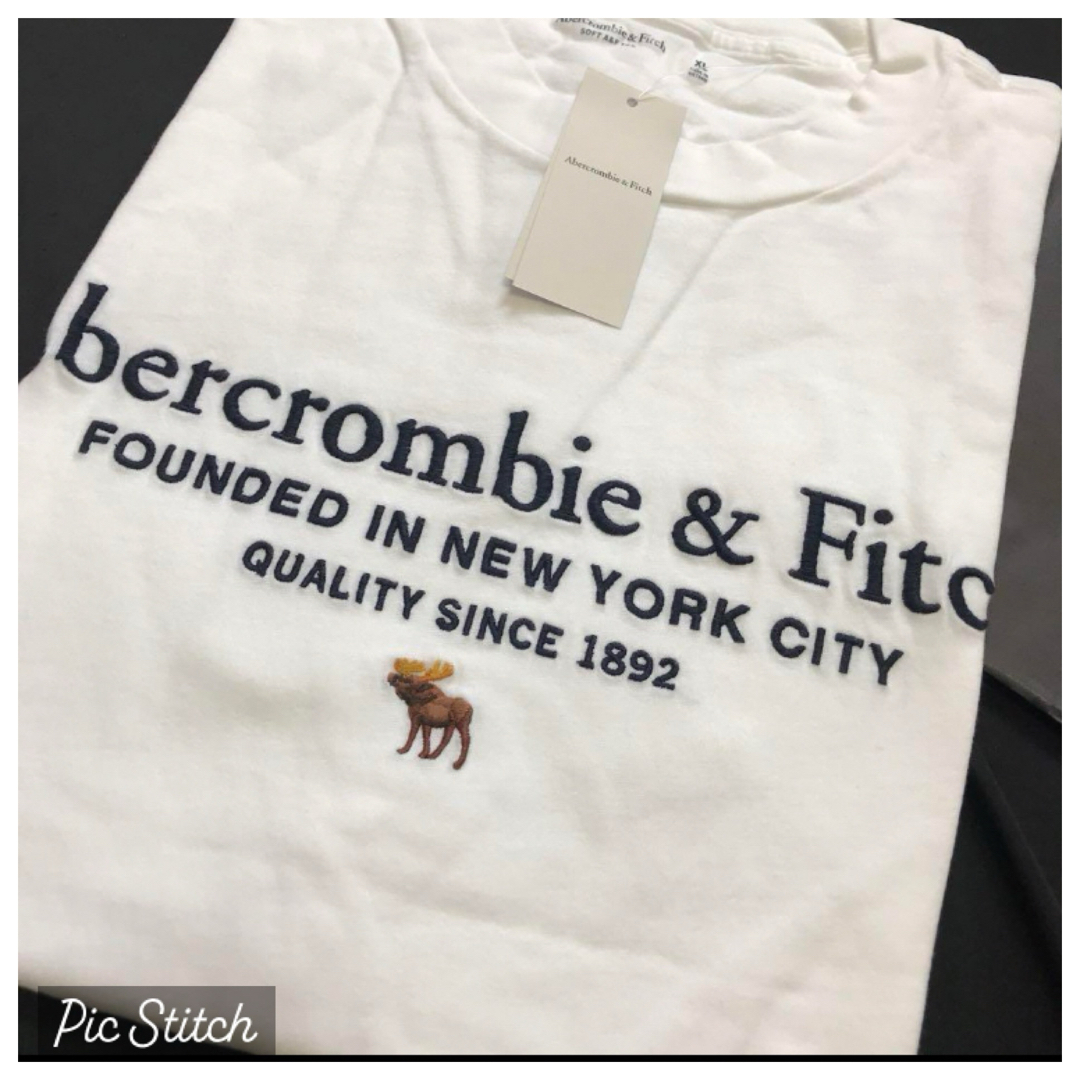 Abercrombie&Fitch(アバクロンビーアンドフィッチ)の割引あり◎XL◎新品◎アバクロ◎Abercrombie◎Tシャツ◎送料込 メンズのトップス(Tシャツ/カットソー(半袖/袖なし))の商品写真