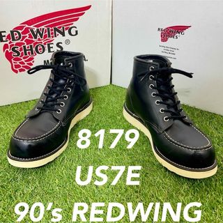 レッドウィング(REDWING)の【安心品質0341】廃盤8179レッドウイングREDWING送料込US7Eブーツ(ブーツ)