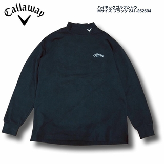 キャロウェイゴルフ(Callaway Golf)のキャロウェイ ハイネックゴルフシャツ Mサイズ ブラック(ウエア)