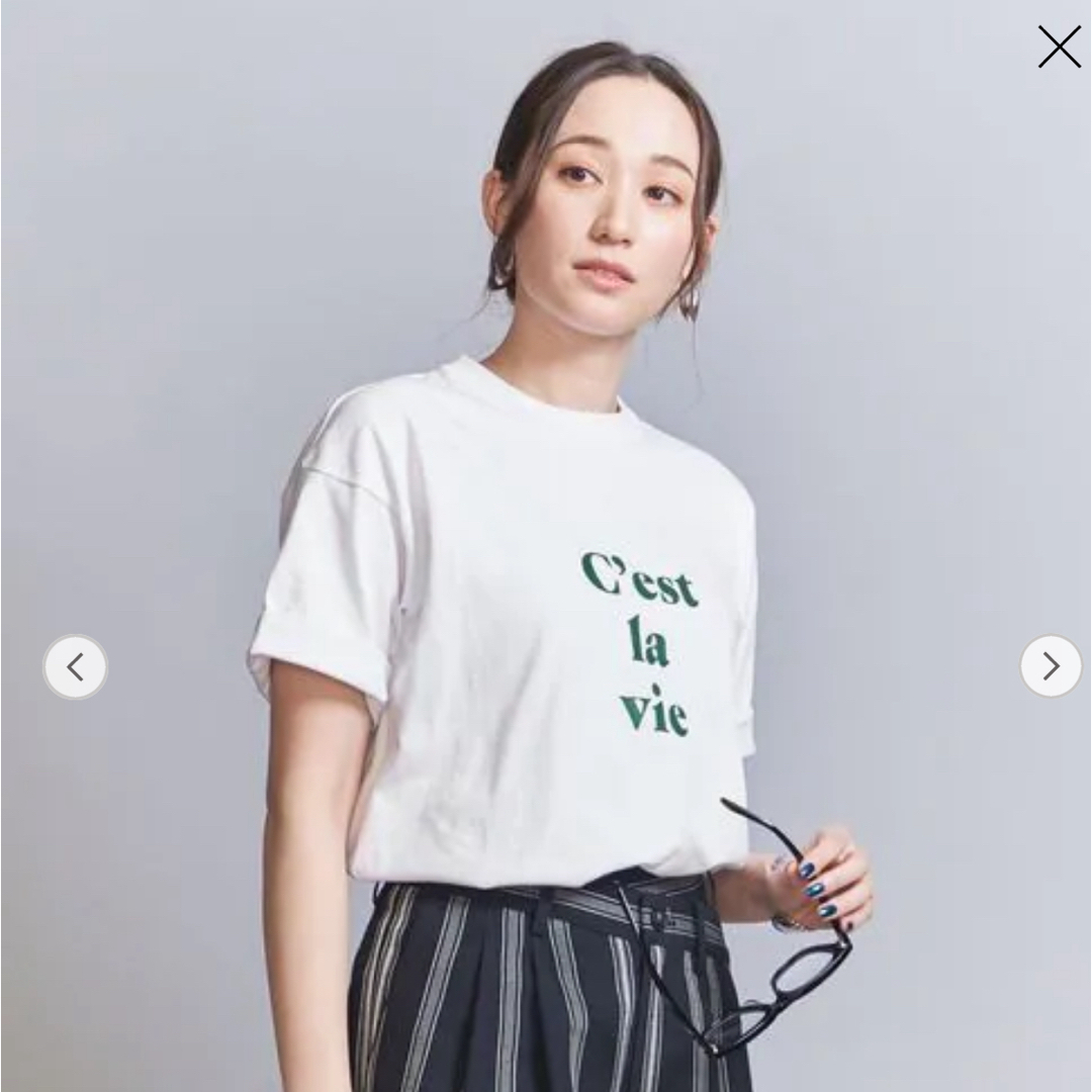 BEAUTY&YOUTH UNITED ARROWS(ビューティアンドユースユナイテッドアローズ)のWEB限定　ロゴTシャツ レディースのトップス(Tシャツ(半袖/袖なし))の商品写真