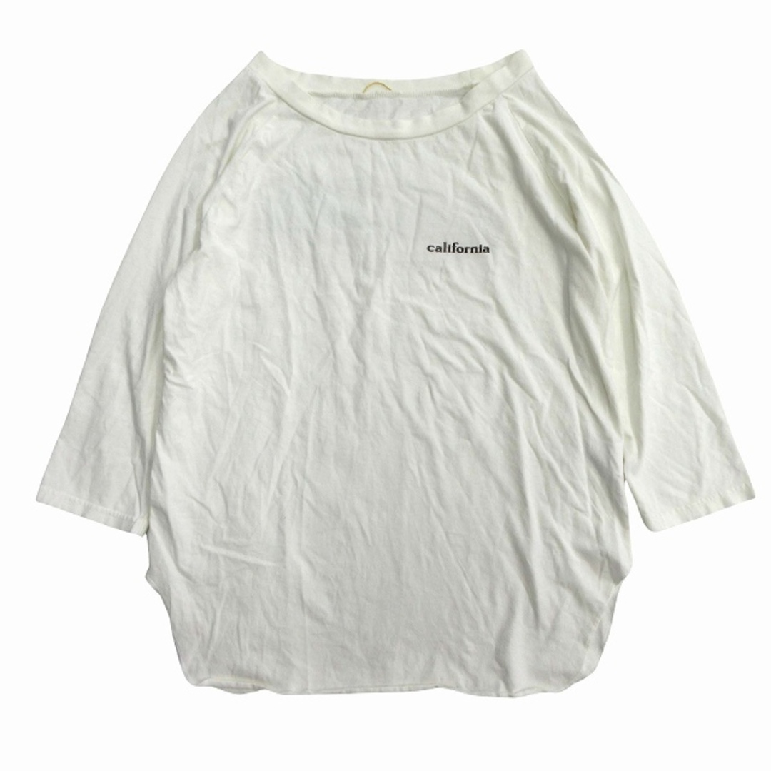 DEUXIEME CLASSE(ドゥーズィエムクラス)のドゥーズィエムクラス ヴィンテージ加工 ラグランスリーブ Tシャツ オフホワイト レディースのトップス(その他)の商品写真