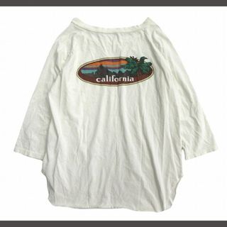 ドゥーズィエムクラス ヴィンテージ加工 ラグランスリーブ Tシャツ オフホワイト