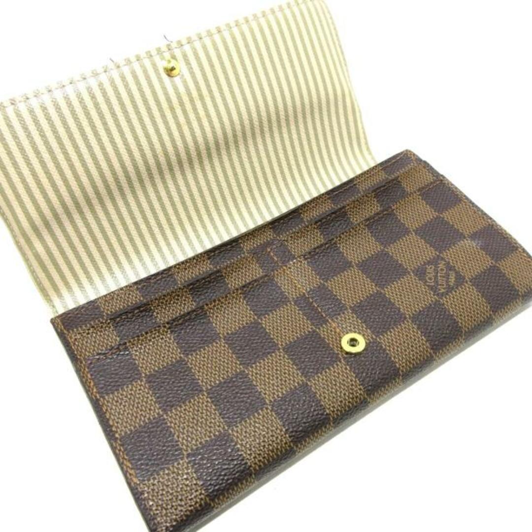 LOUIS VUITTON(ルイヴィトン)のLOUIS VUITTON(ルイヴィトン) 長財布 モノグラム ポルトフォイユサラ N63179 エベヌ ダミエキャンバス レディースのファッション小物(財布)の商品写真