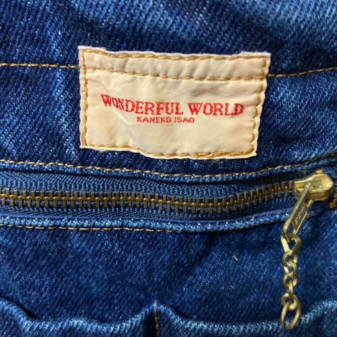 WONDERFUL WORLD(ワンダフルワールド) ワンピース レディース - ブルー キャミワンピ/ロング/デニム/サロペット レディースのワンピース(その他)の商品写真