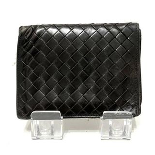 ボッテガヴェネタ(Bottega Veneta)のBOTTEGA VENETA(ボッテガヴェネタ) 札入れ イントレチャート 113113 ダークブラウン レザー(財布)