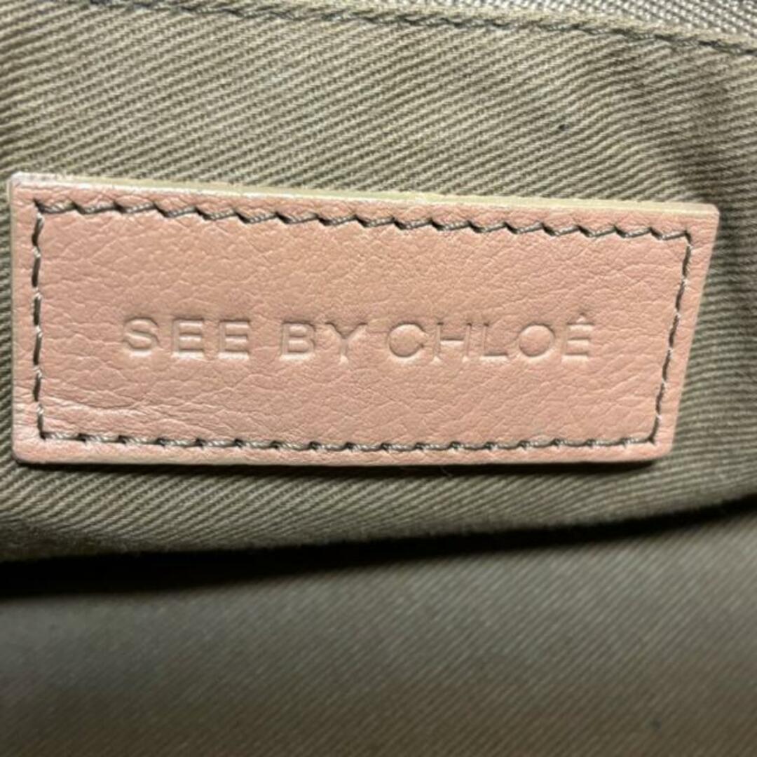 SEE BY CHLOE(シーバイクロエ)のSEE BY CHLOE(シーバイクロエ) ハンドバッグ - ピンク レザー レディースのバッグ(ハンドバッグ)の商品写真