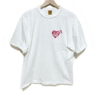 HUMAN MADE - HUMAN MADE(ヒューマンメイド) 半袖Tシャツ サイズL メンズ - 白×レッド×マルチ ハート