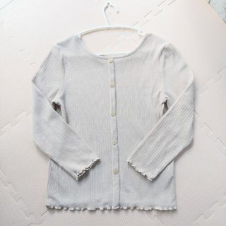 シマムラ(しまむら)の美品　しまむら　リブカットソー　七分袖(カットソー(長袖/七分))