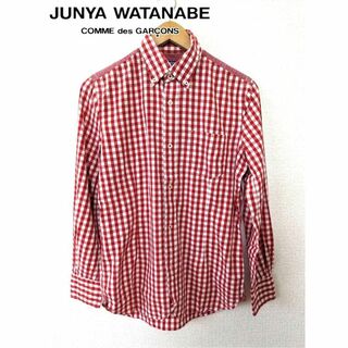 JUNYA WATANABE MAN シャンブレー切替ギンガムチェックシャツ(シャツ)