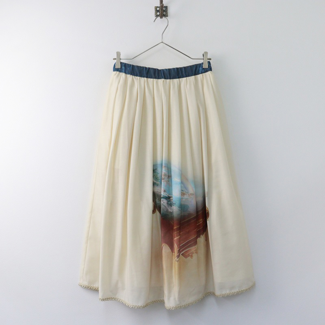 JaneMarple(ジェーンマープル)の美品 定価41580円 2023AW ジェーンマープル Jane marple Holy nocturnes long skirt ロングスカート M/アイボリー【2400013821605】 レディースのスカート(ひざ丈スカート)の商品写真