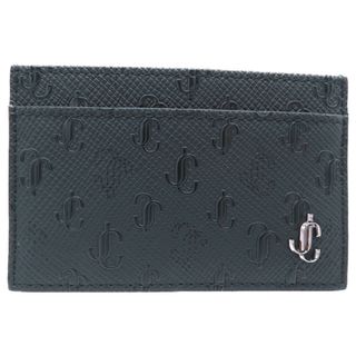 JIMMY CHOO - 未使用 ジミーチュウ JCロゴ カードケース レザー カーキ 0093【中古】JIMMY CHOO レディース