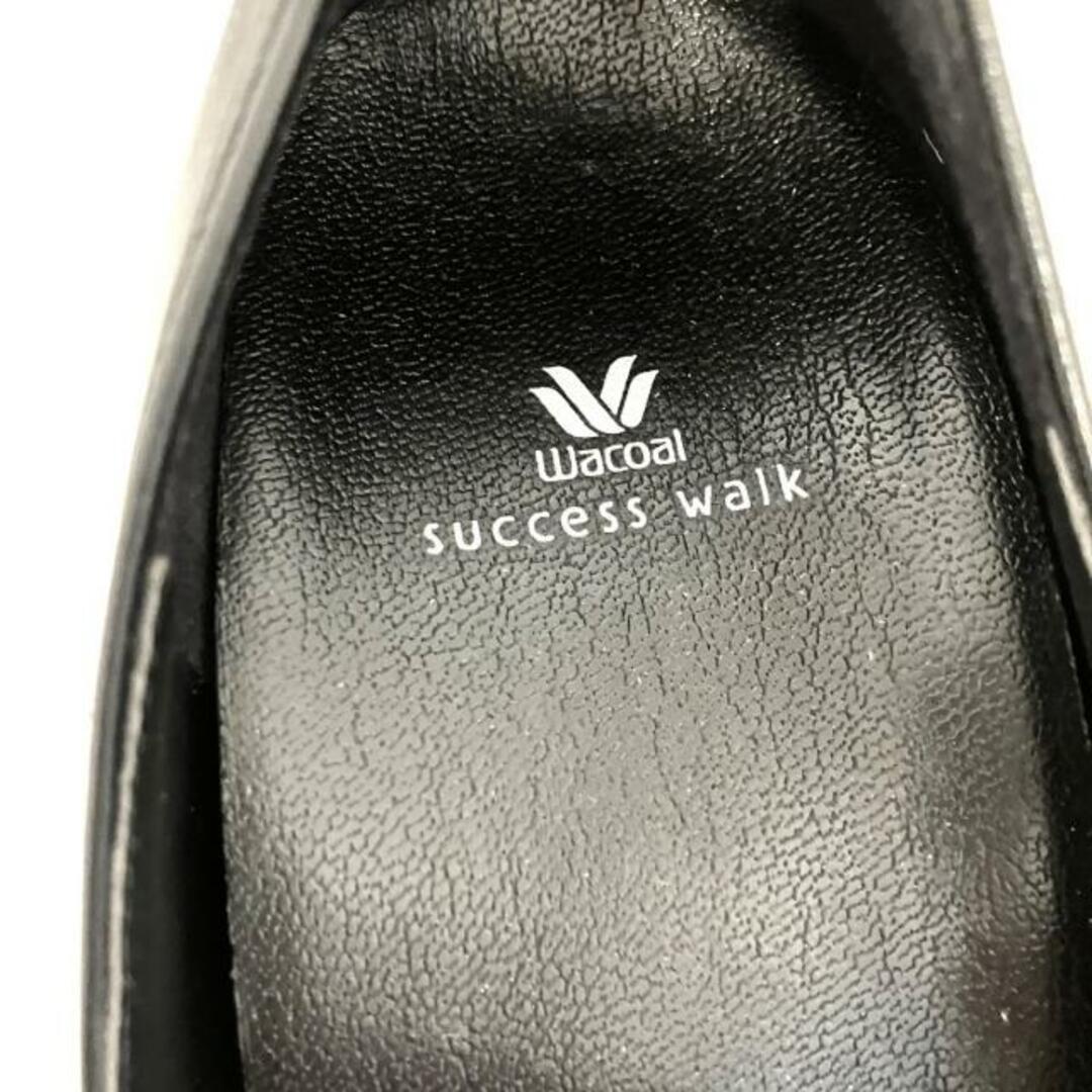 SUCCESS WALK(Wacoal )(サクセスウォーク(ワコール)) パンプス 23 E レディース - 黒 レザー レディースの靴/シューズ(ハイヒール/パンプス)の商品写真