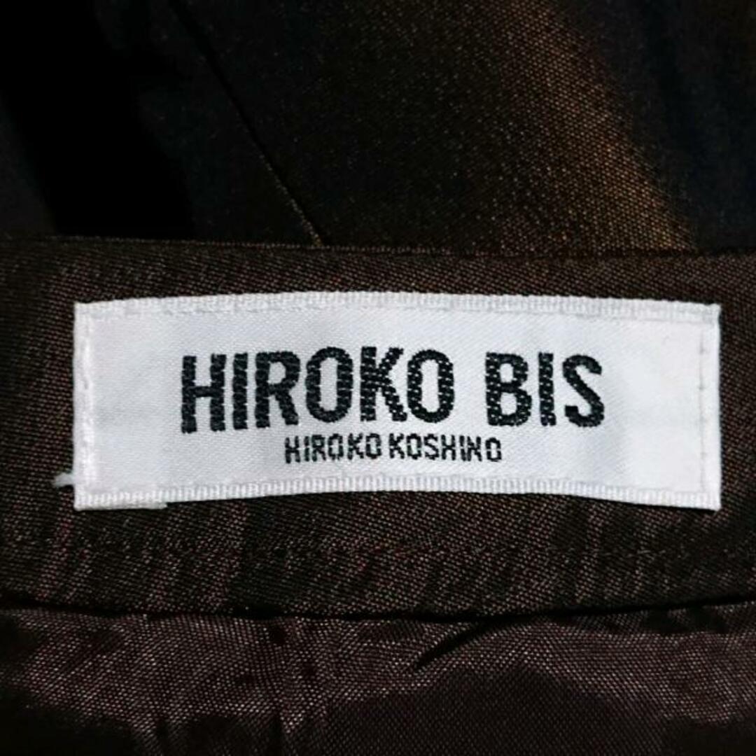 HIROKO BIS(ヒロコビス)のHIROKO BIS(ヒロコビス) ロングスカート サイズ13 L レディース美品  - ダークブラウン マキシ丈 レディースのスカート(ロングスカート)の商品写真