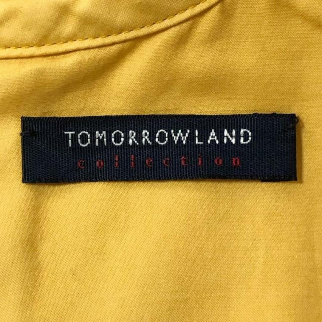 TOMORROWLAND(トゥモローランド)のTOMORROWLAND(トゥモローランド) ワンピース サイズ34 S レディース - ダークイエロー クルーネック/ノースリーブ/ひざ丈 レディースのワンピース(その他)の商品写真