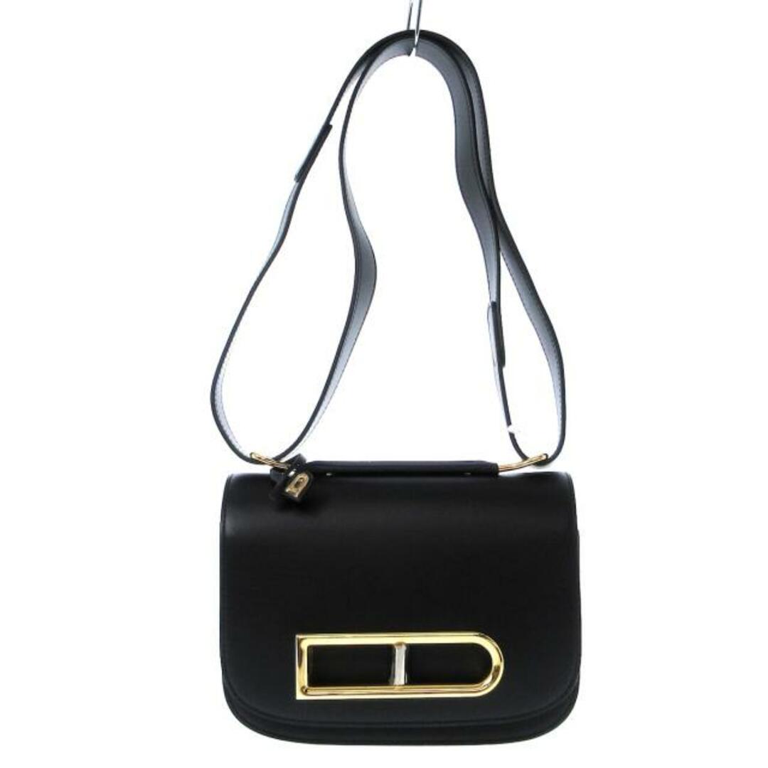 DELVAUX(デルボー) ショルダーバッグ レディース美品  ランゴ― AA0574BJF099ZDG 黒 オーレンカーフレザー