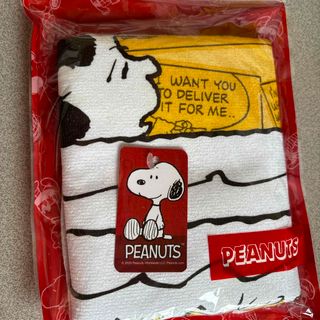 スヌーピー(SNOOPY)の新品、フェイスタオル(タオル/バス用品)