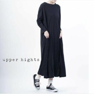 アッパーハイツ(upper hights)のupper hights DAYライン ワイドワンピース アッパーハイツ(ロングワンピース/マキシワンピース)