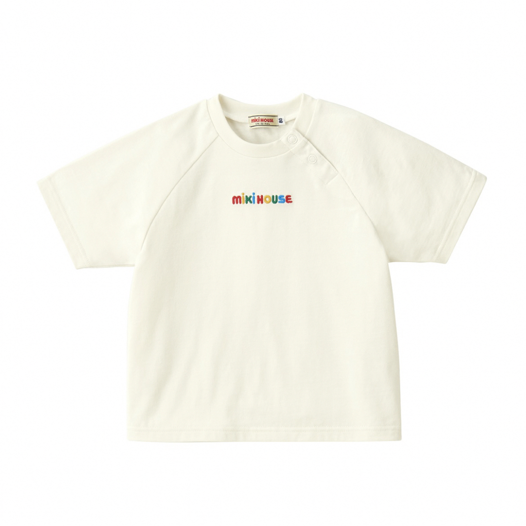 mikihouse(ミキハウス)の新品　ミキハウス　バックロゴ　半袖Tシャツ　130 キッズ/ベビー/マタニティのキッズ服男の子用(90cm~)(Tシャツ/カットソー)の商品写真